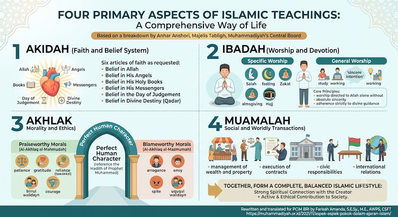 Understanding the Four Fundamental Aspects of Islamic Teachings
